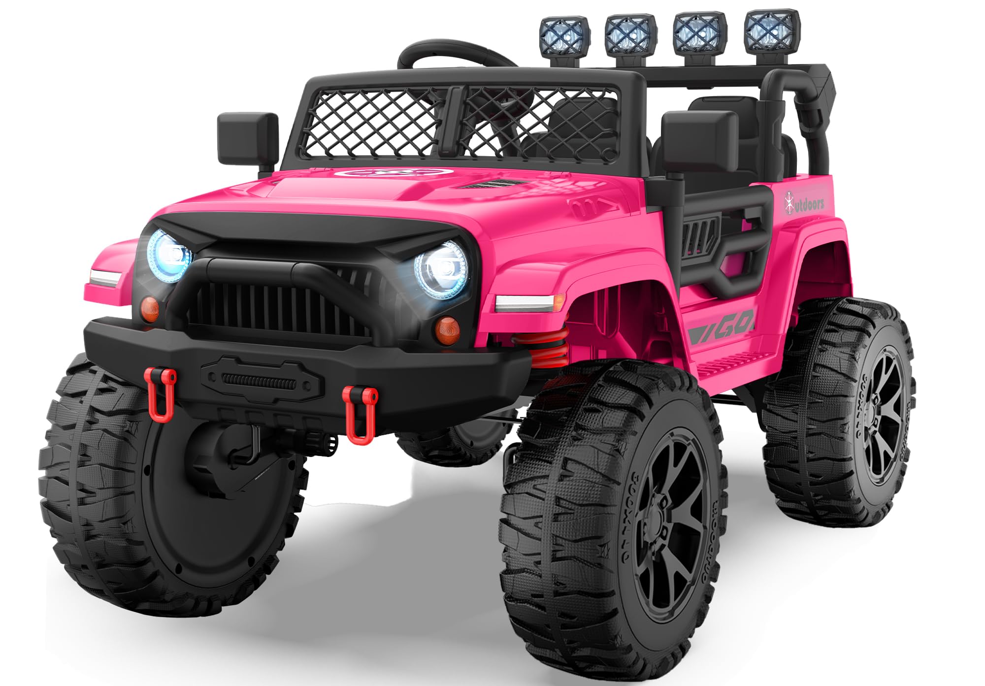 24V 2-Seater Kids Ride-On Car with Remote Control