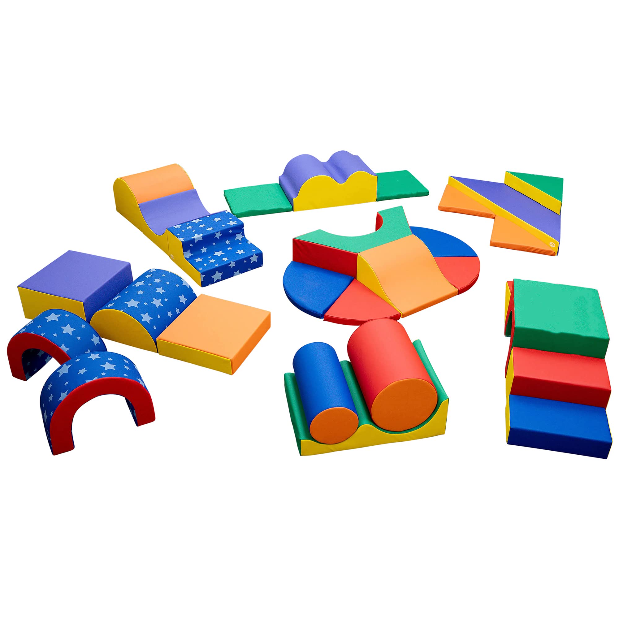Gross Motor Play Group, Kids 28 Piece Indoor Play Equipment, Toddler Climbing/Crawling