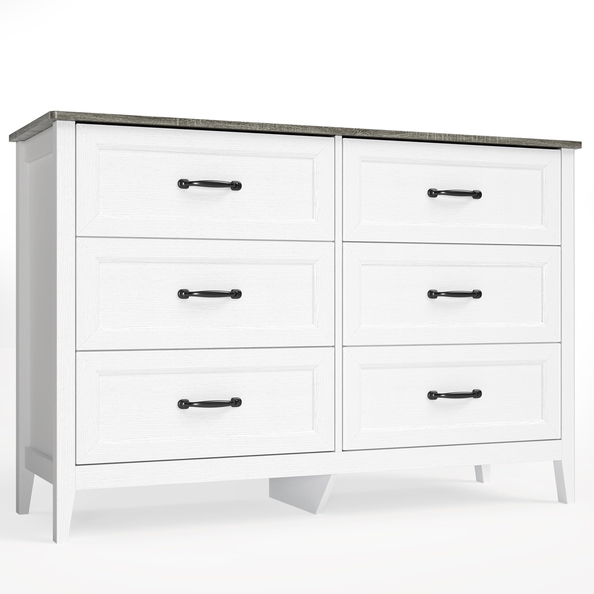 Dresser, 47.2" W Chest of Drawers, Modern Dresser for Bedroom