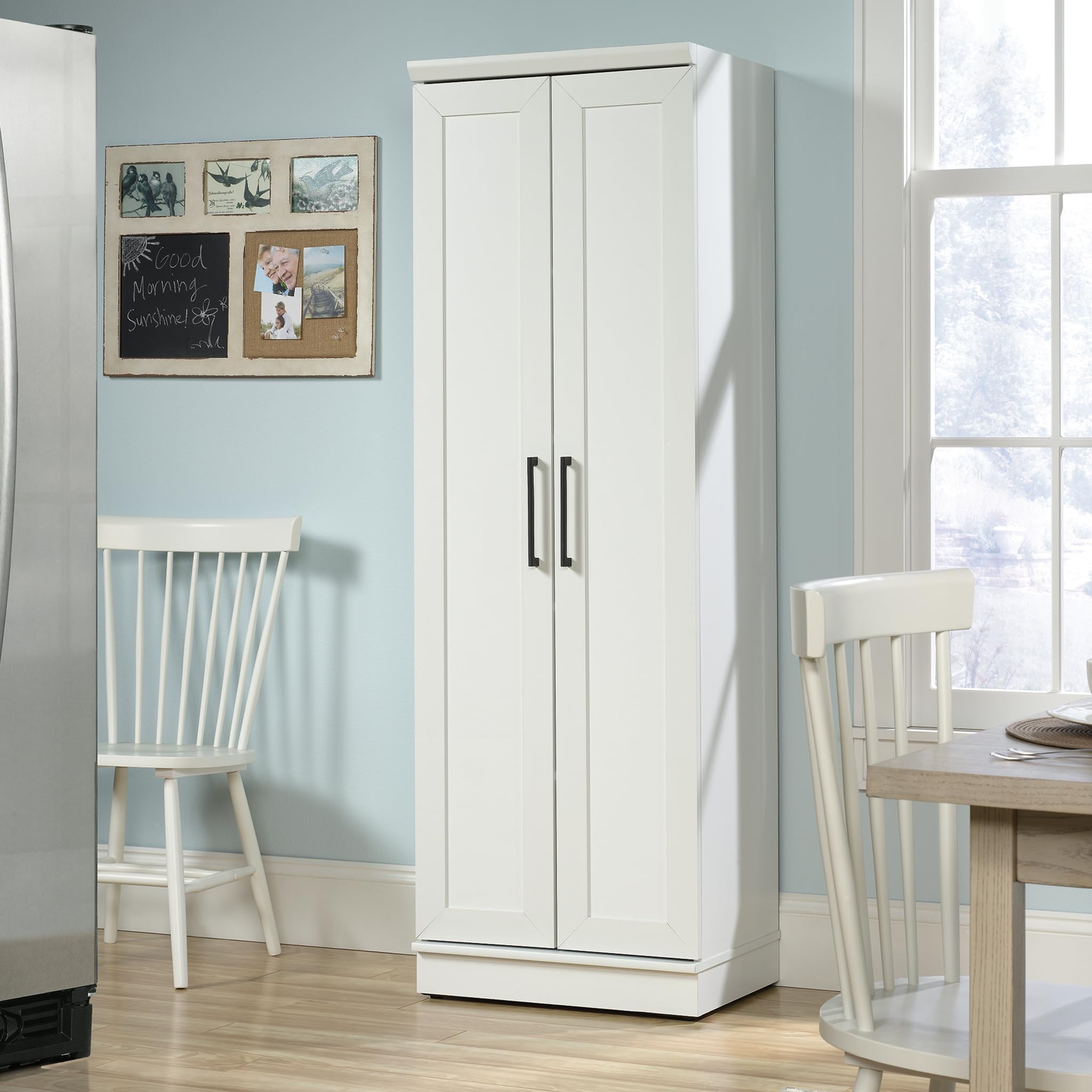 Tall Storage Cabinet with Adjustable Shelves