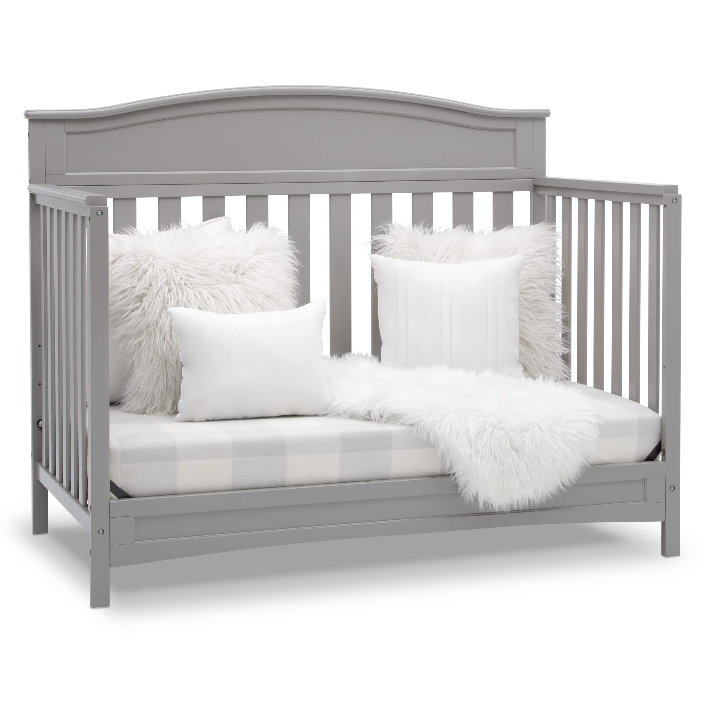 Emery 4-in-1 Convertible Baby Crib, Pack of 1, Grey