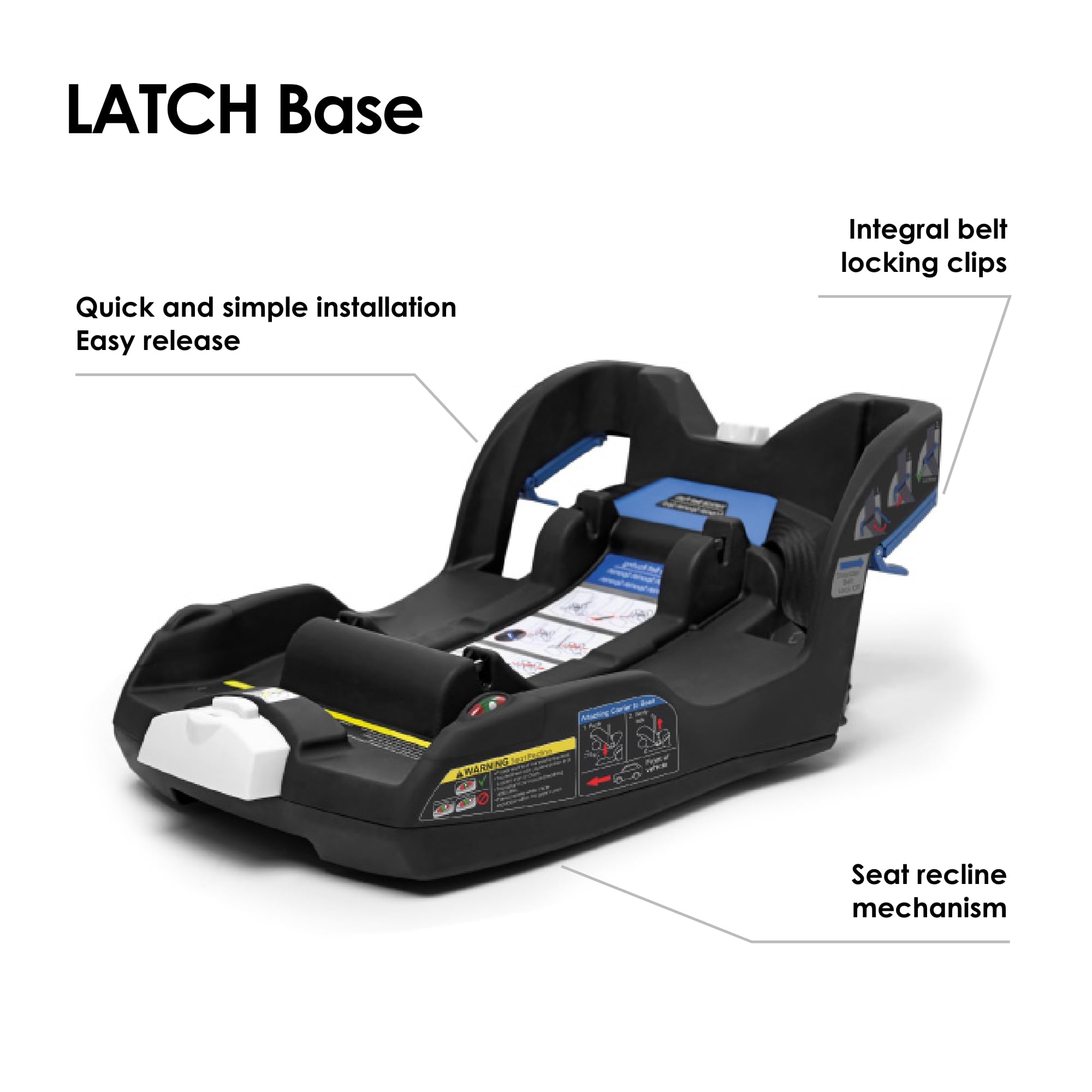 LATCH Base for Car Seat Installation