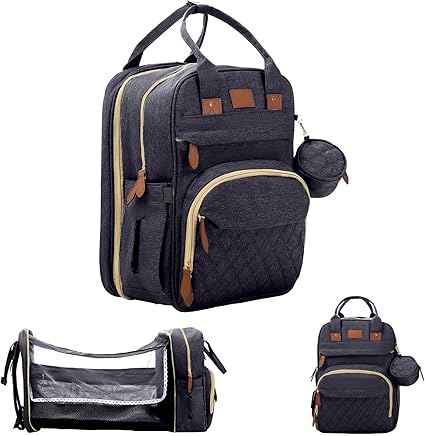 Baby Diaper Bag Backpack with Changing Station, Waterproof