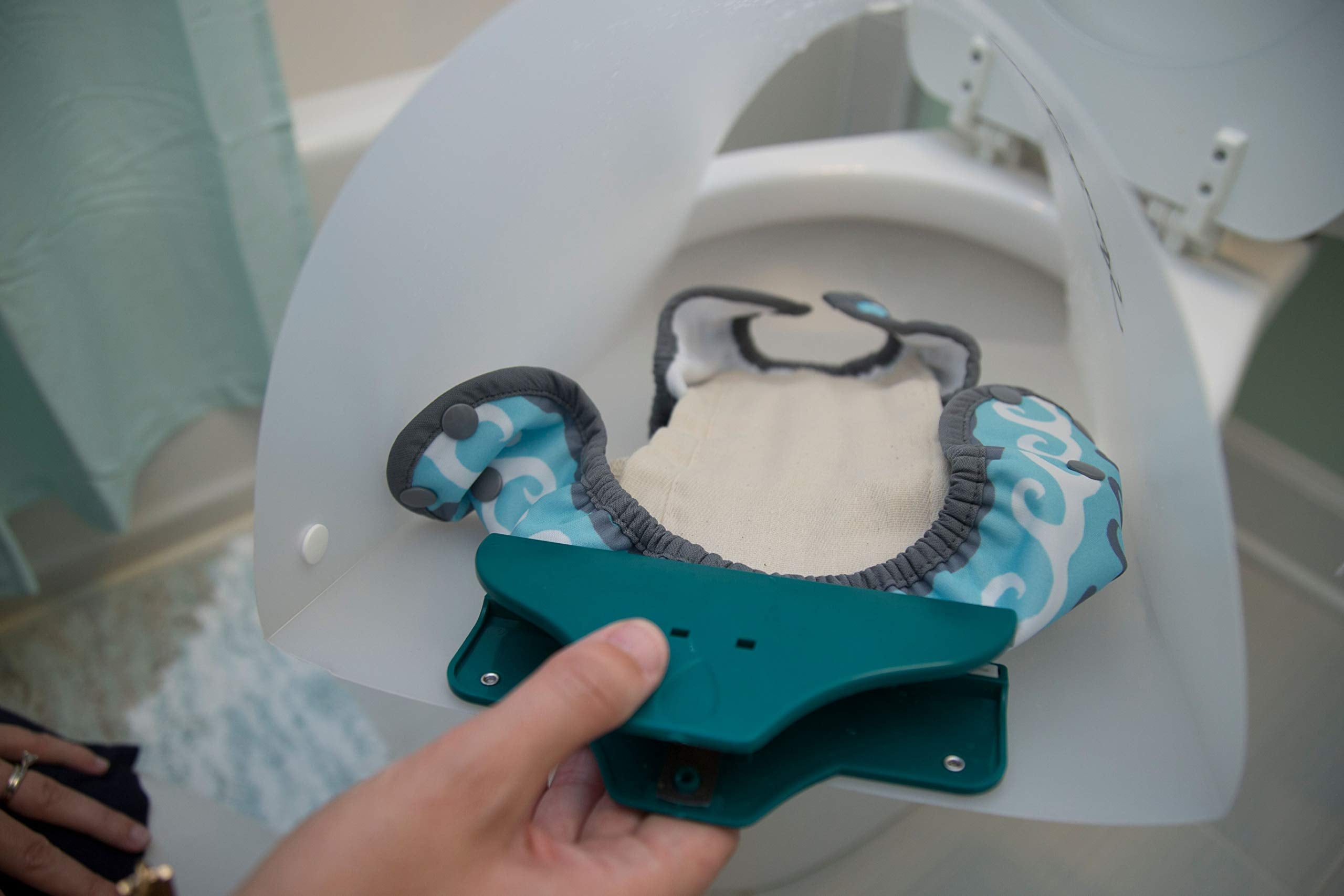 Diaper Sprayer Splatter Shield – Patented Cloth Diaper Cleaning Shield