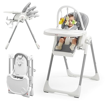 3-in-1 Foldable Baby High Chair | Multifunctional Infant High Chairs for Babies