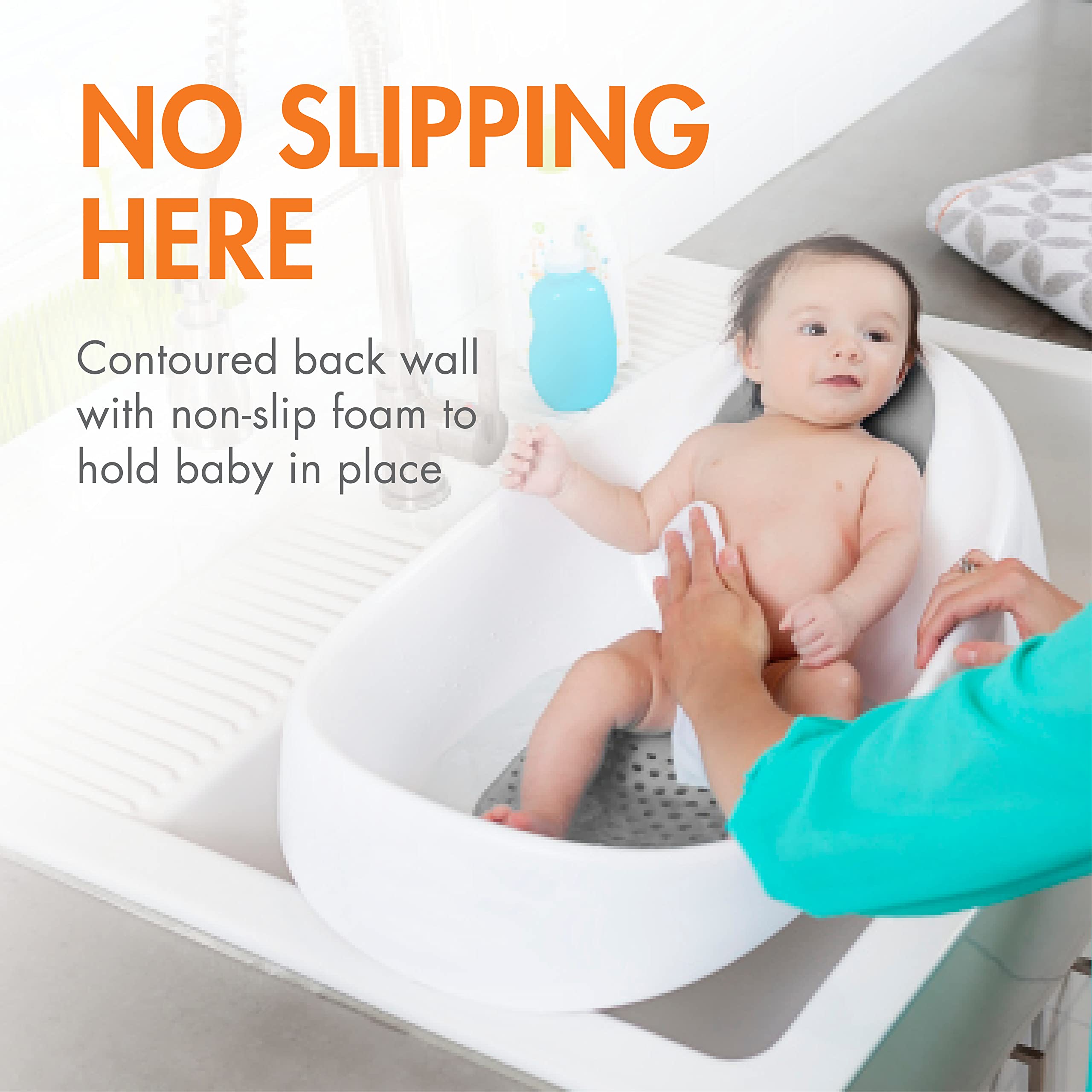 3-Stage Baby Bathtub with Adjustable Support