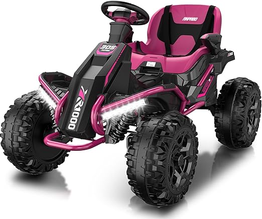 ANPABO 24V 4x4 Ride On Toy for Big Kids, 4x200W Motors, 5MPH