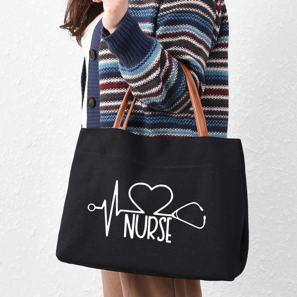 Nurse Tote Bag Nurse Gifts RN Nursing Bag for Work, Shopping, Beach