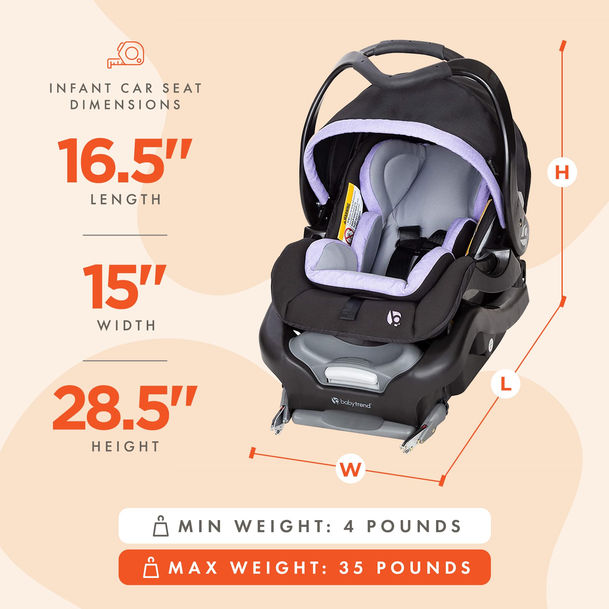 Secure Snap Tech 35 Infant Car Seat with Base