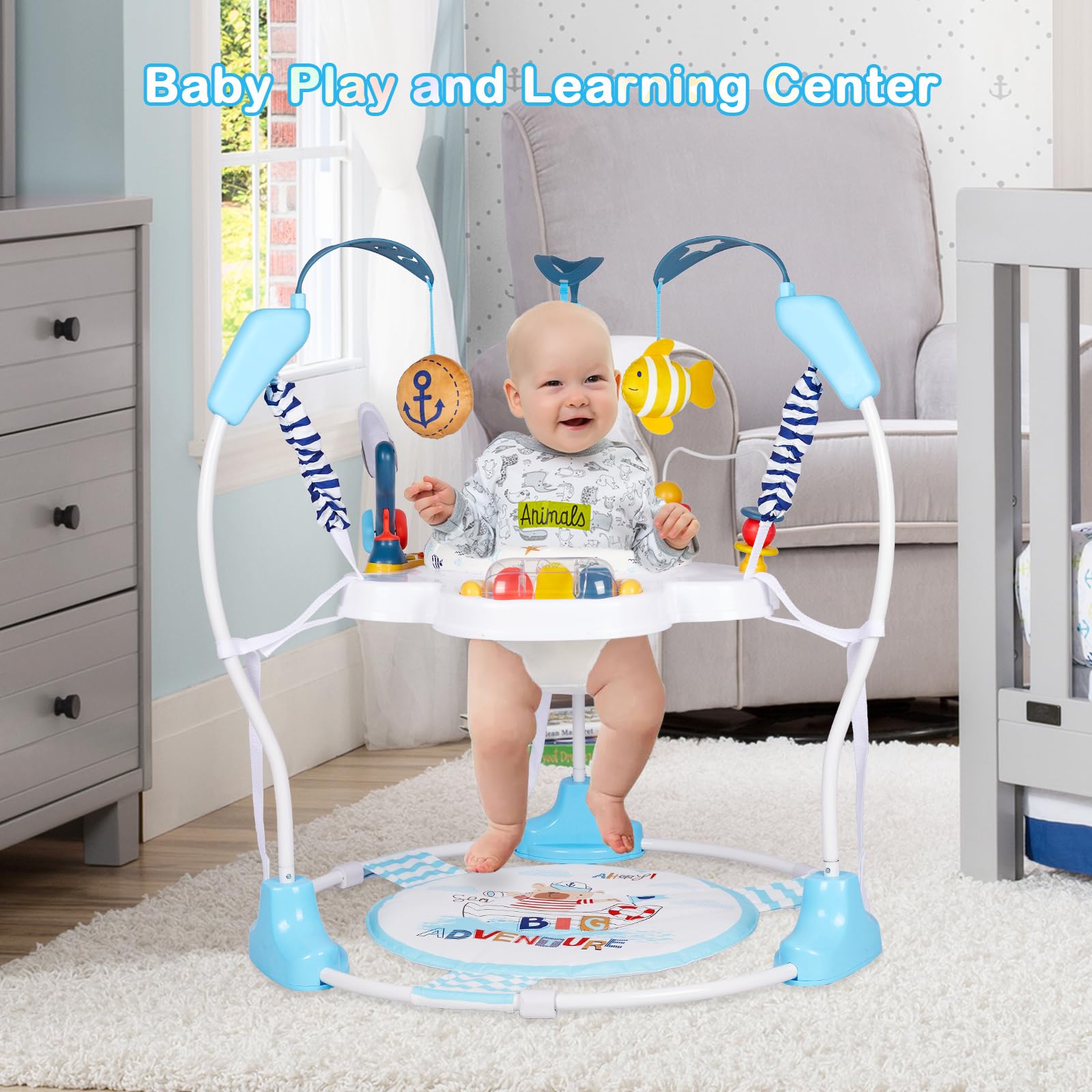 3-in-1 Baby Activity Center with Music and Lights