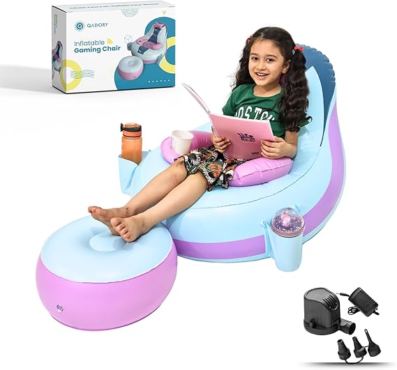 Inflatable Gaming Chair for Kids – Supports Up to 300 lbs