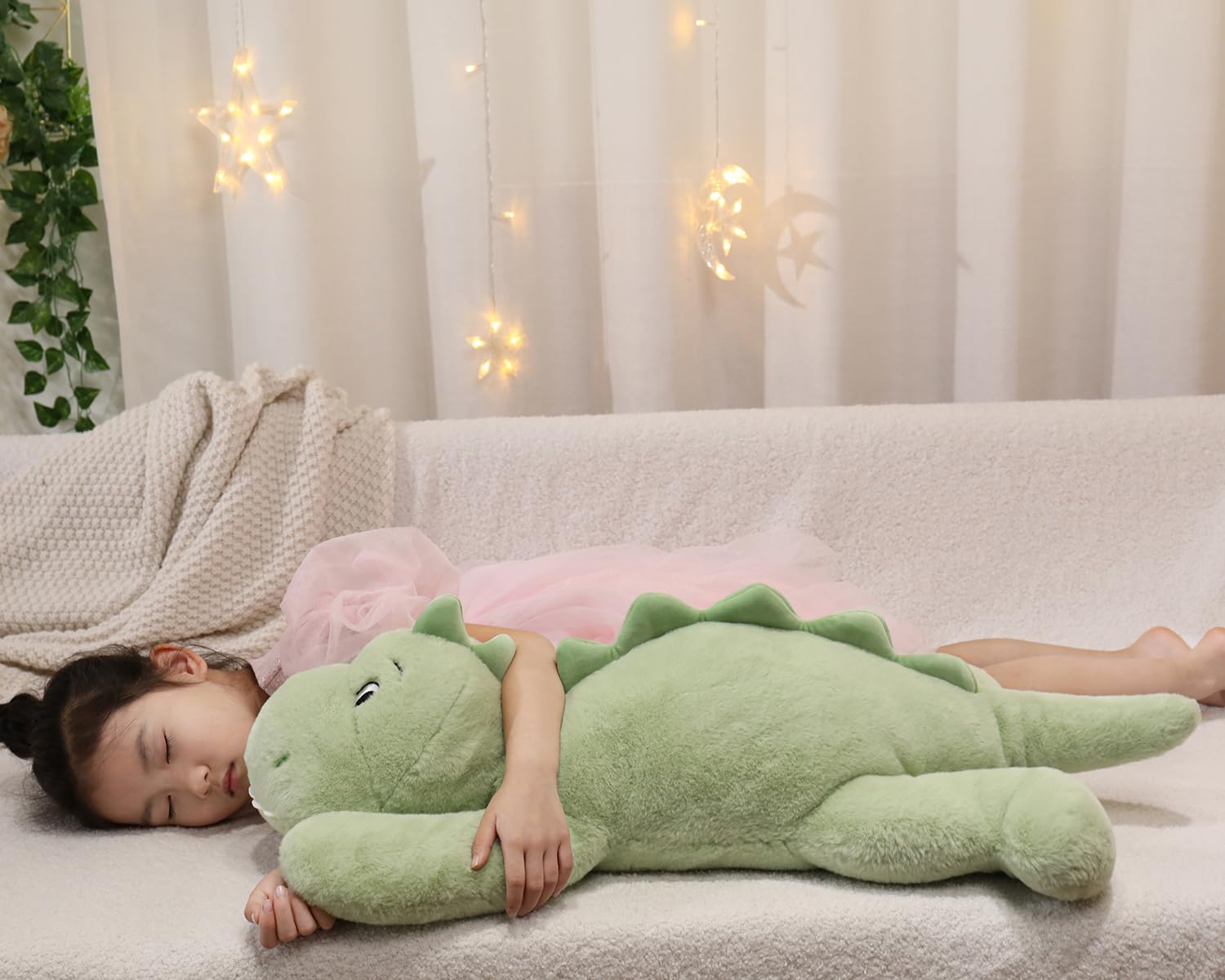 31 inch 5 lbs Dinosaur Weighted Stuffed Animals, Large Weighted Plush Animal