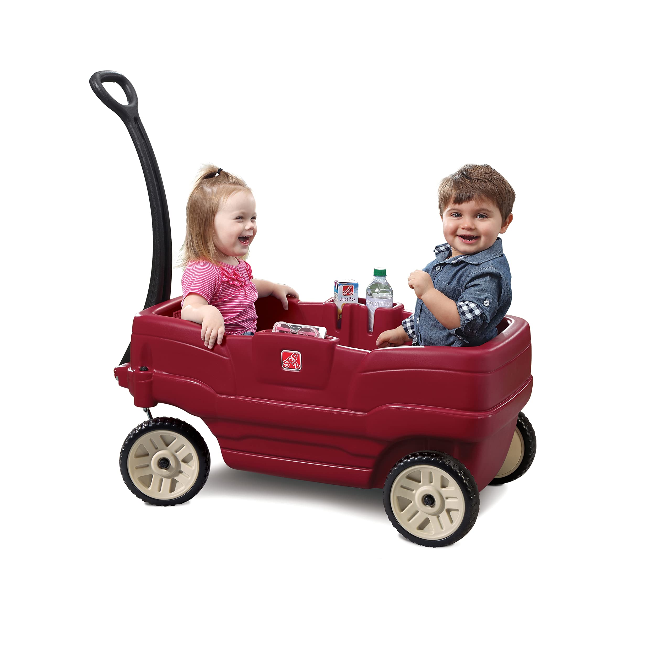 Neighborhood Wagon, Kids Ride On Toy, Stroller Substitute, Includes Seat Belts
