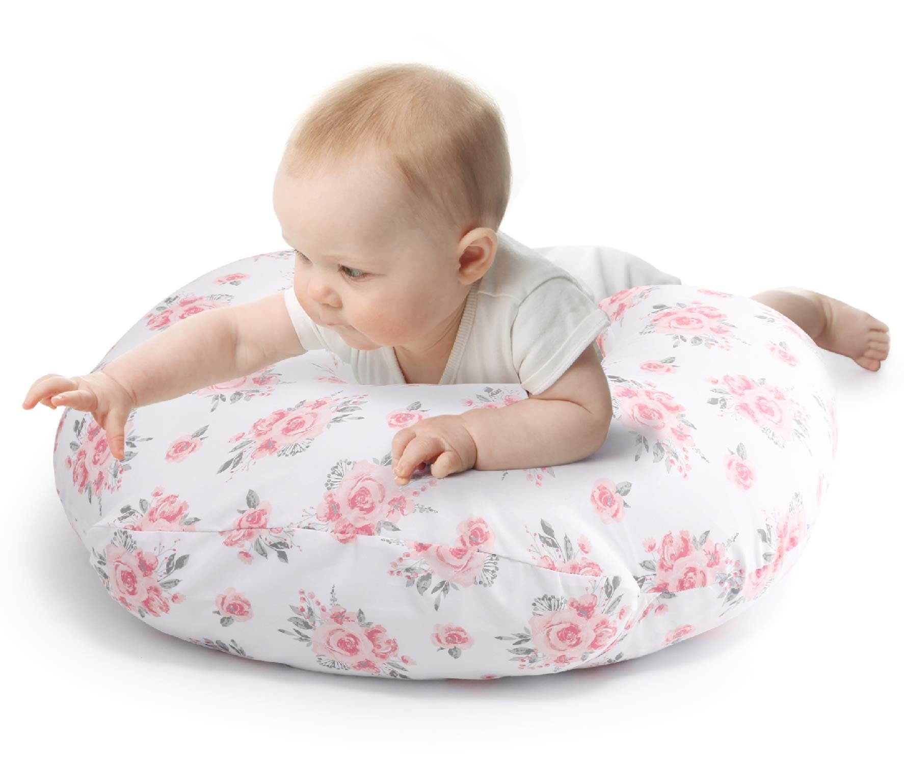 Nursing Pillow & Cover - Soft Newborn Nursing Baby Girl Pillow Covers