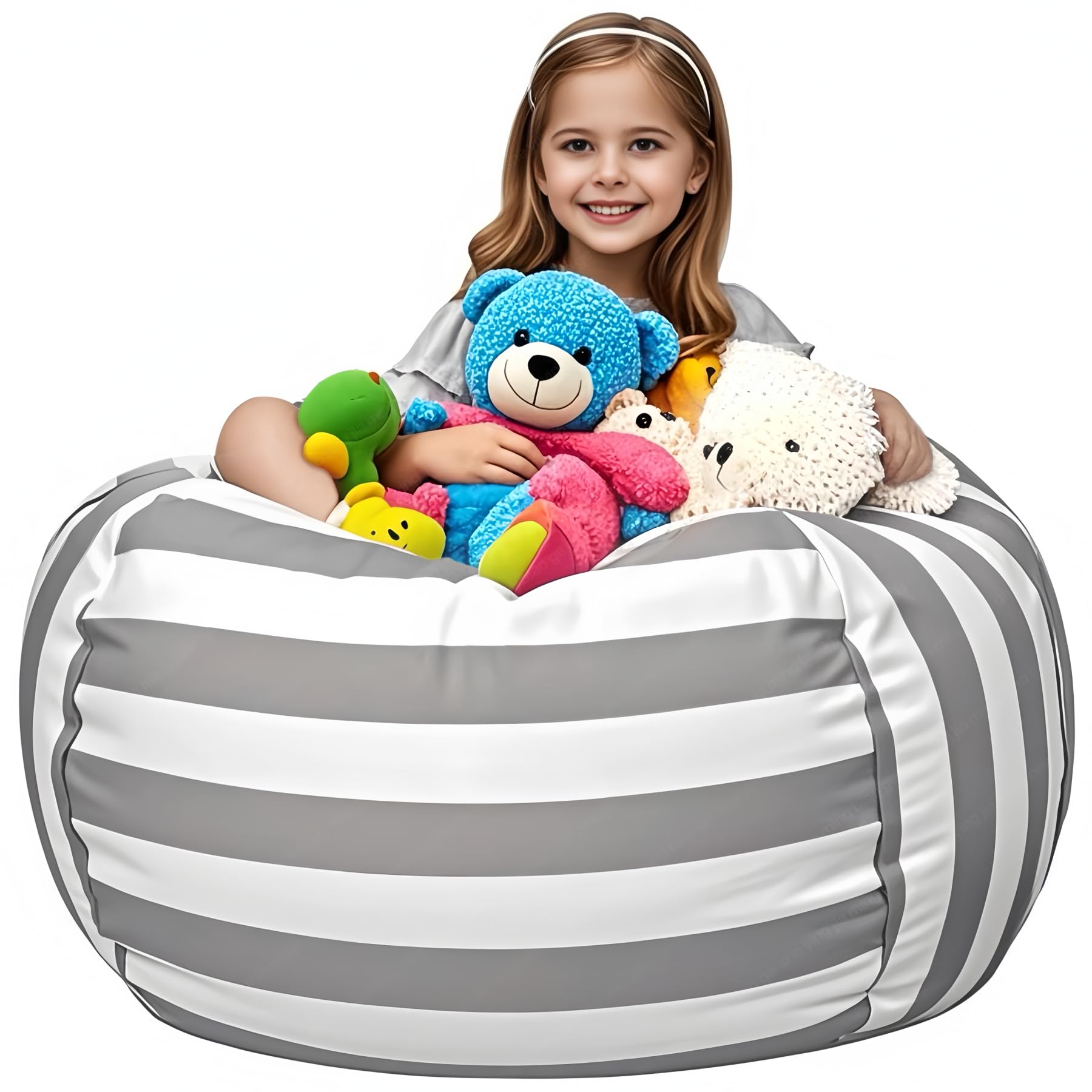 Extra Large Stuffed Animal Storage Bean Bag Chair