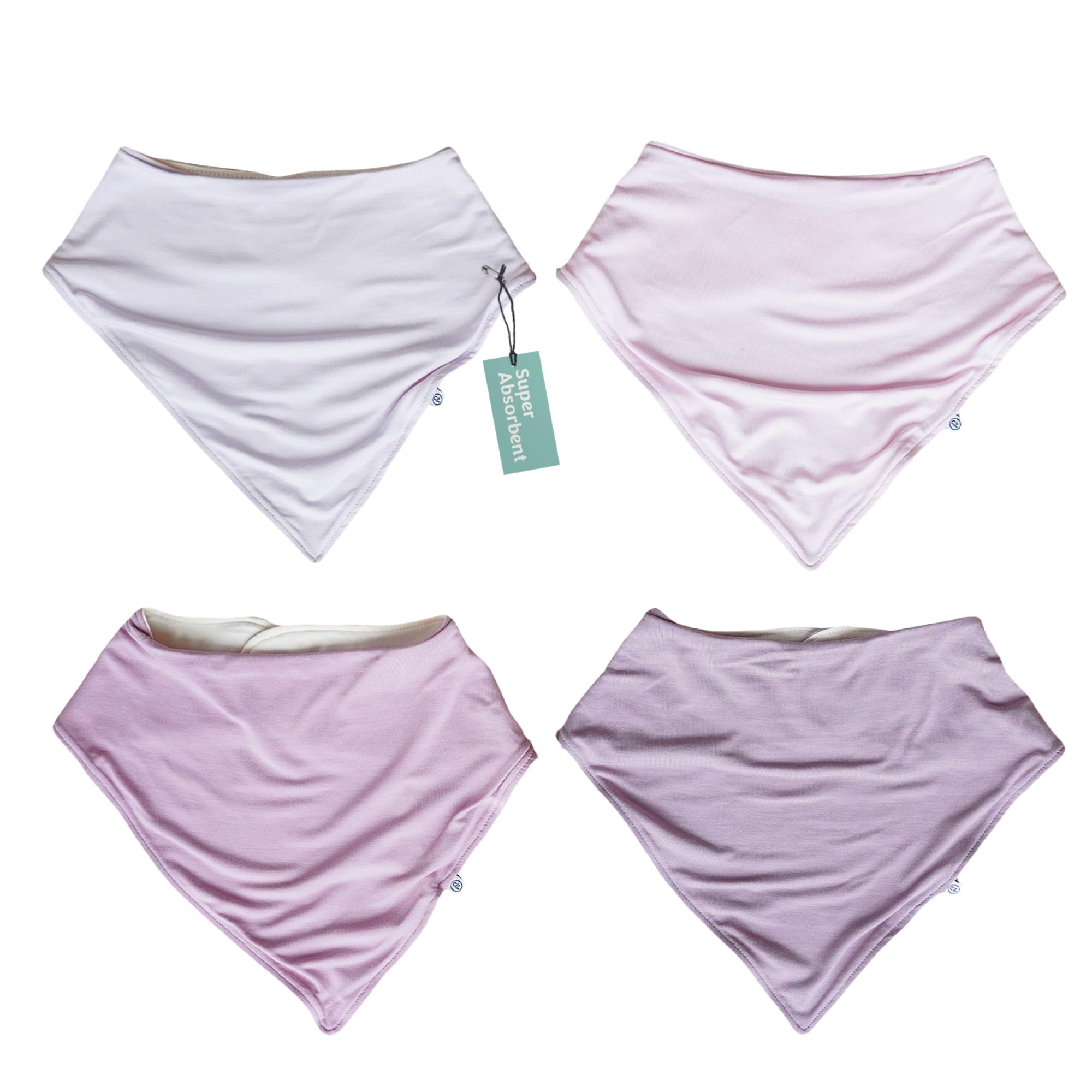 Bandana Bibs, Absorbent Baby Bib for Drooling, Feeding & Teething