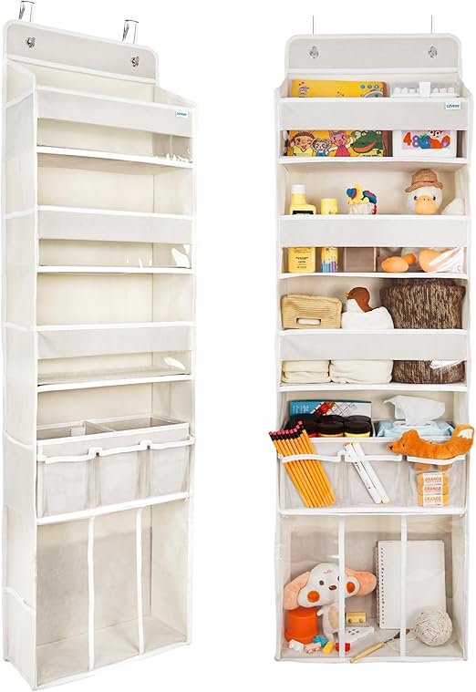 Storage Organizer,with 3 Bins 1 Movable Baby Diaper Caddy