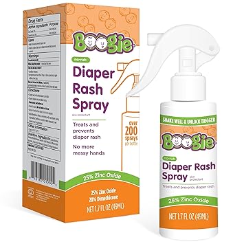 Baby Diaper Rash Cream Spray by Boogie Bottoms