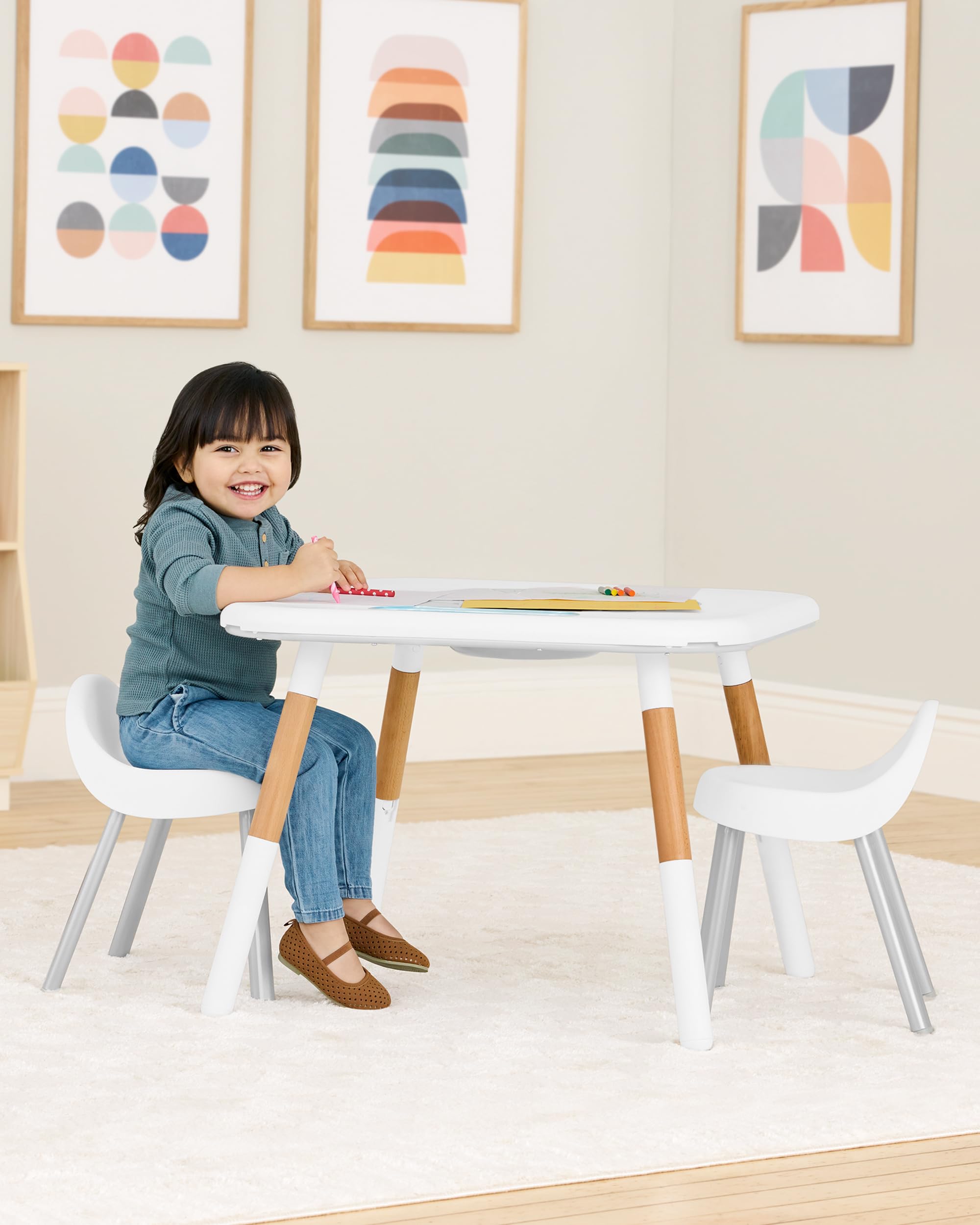 3-Stage Activity Center & Play Table Montessori-Inspired