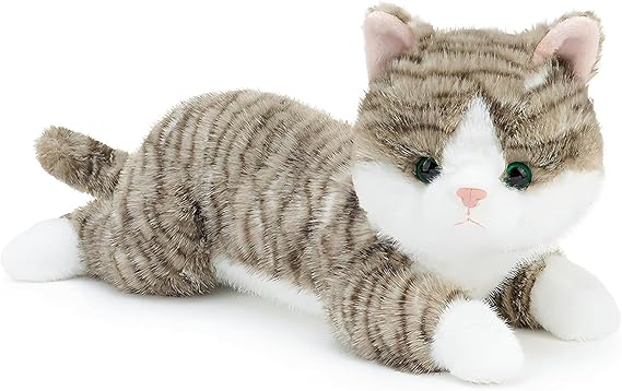 19 inch 3 lbs Cat Weighted Stuffed Animals, Realistic Weighted Cat Stuffed Animal