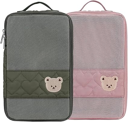 Baby Diaper Organizer - 2 Pack Waterproof Pouches