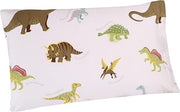 White Dinosaure Standard Pillowcases,Bedding Pillowcases Pack