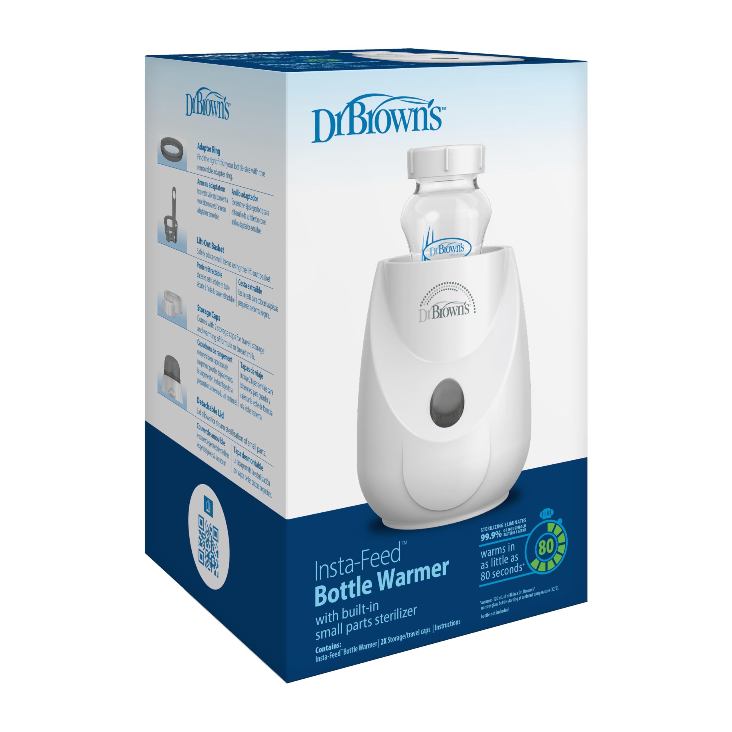 Insta-Feed Baby Bottle Warmer and Sterilizer for Baby Bottles and Baby Food Jars