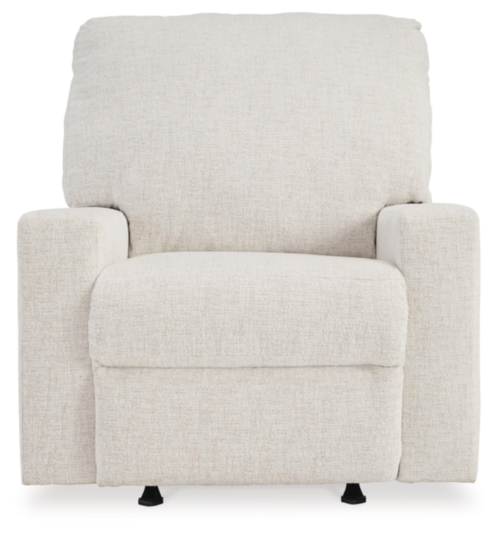 Design by Ashley Rannis Casual Manual Rocker Recliner, White
