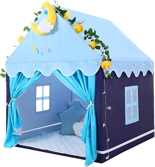 Tent with Mat, Star Lights - Kids Play Tents for Toddlers Kids Tents
