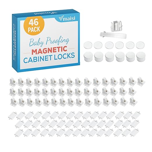 Child Safety Magnetic Cabinet Locks - Vmaisi Children Proof Cupboard