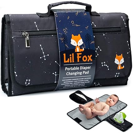 Portable Changing Pad - Waterproof Travel Baby Diaper Changing Pad, Mat Foldable