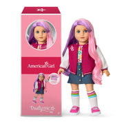 Truly Me 18-inch Doll #116 with Light-Blue Eyes, Wavy Purple-and-Pink Hair, Light Skin