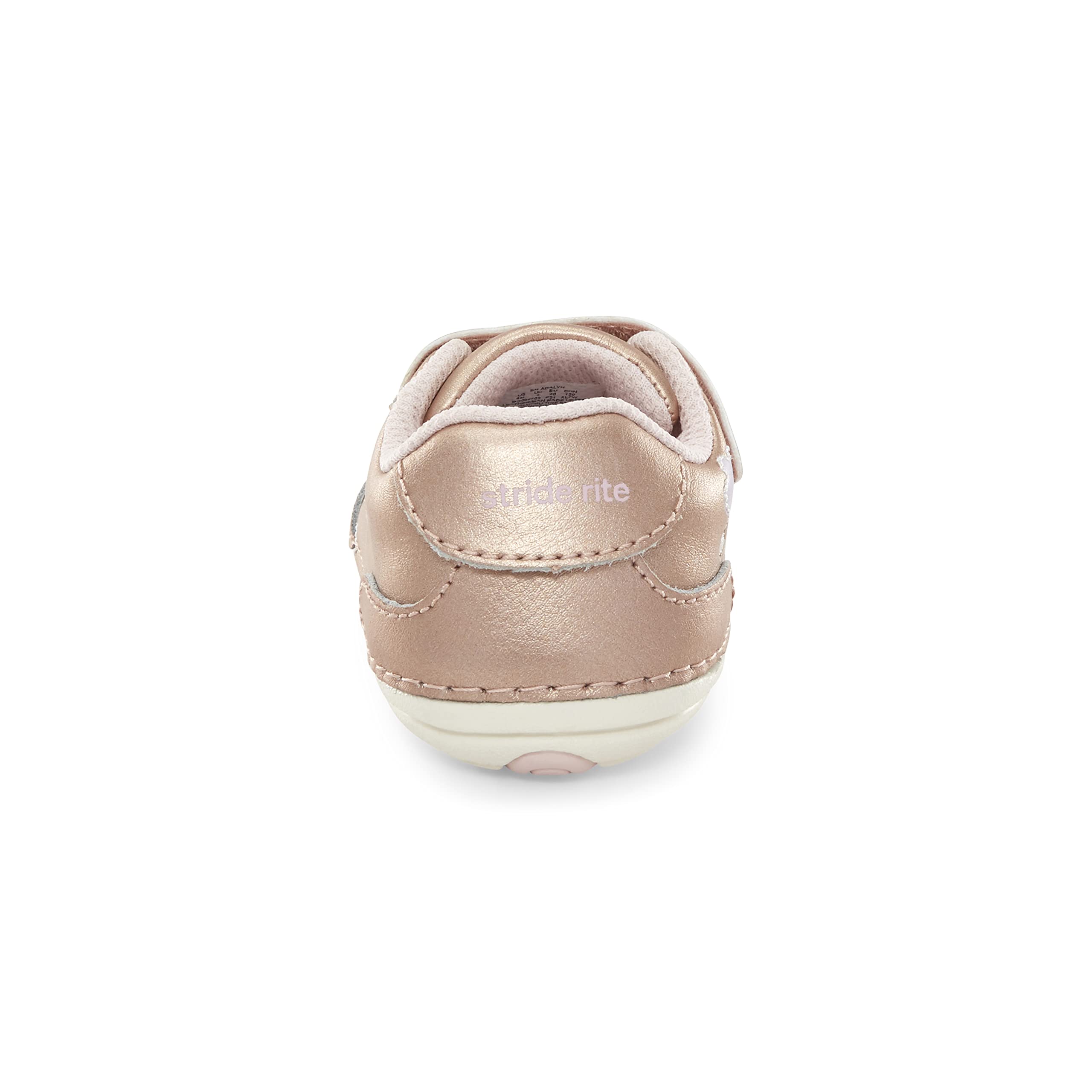 Stride Rite Baby Girls Soft Motion Adalyn First Walker Shoe, Rose Gold, 3.5 Infant US