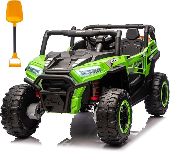 24V 2 Seater Ride On Car with Remote Control, 4WD Ride On Toys for Big Kids