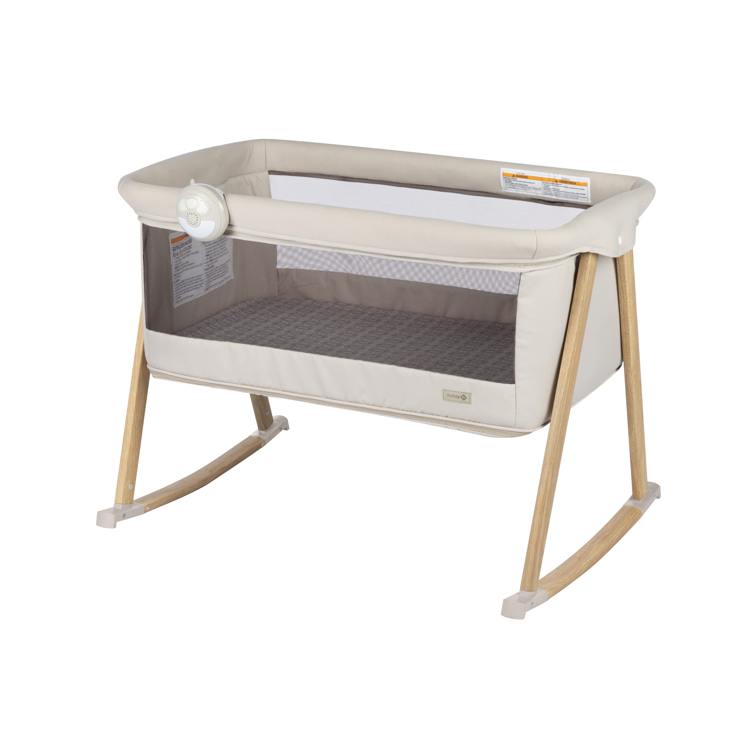 2-in-1 Bassinet and Play Yard with Soothing Sounds