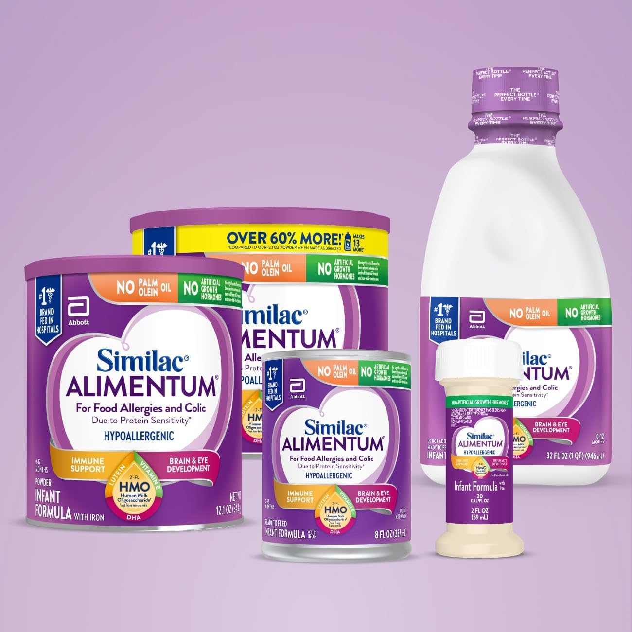 Alimentum With 2'-FL HMO Hypoallergenic Infant Formula