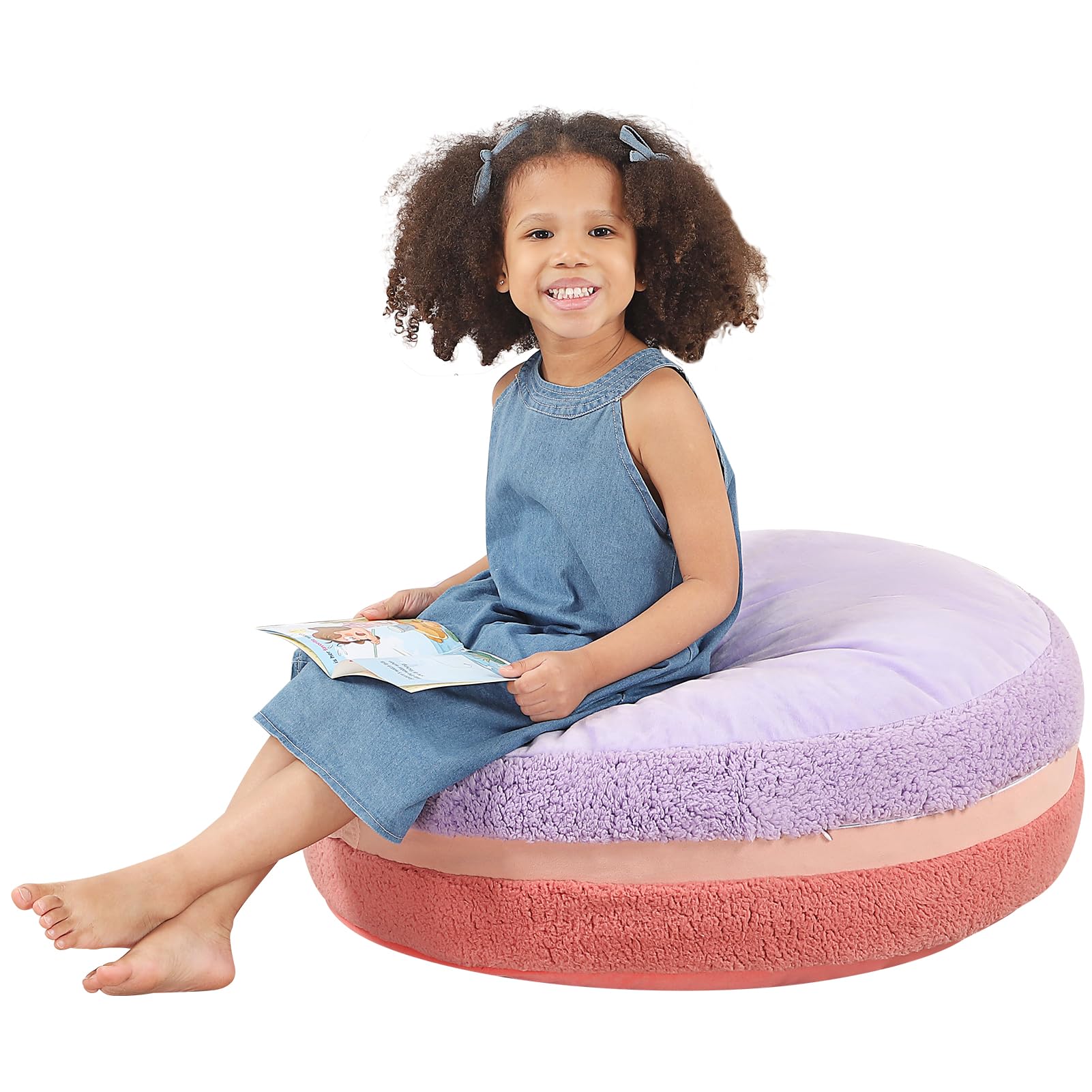 Macaron Bean Bag Chair for Kids and Teens