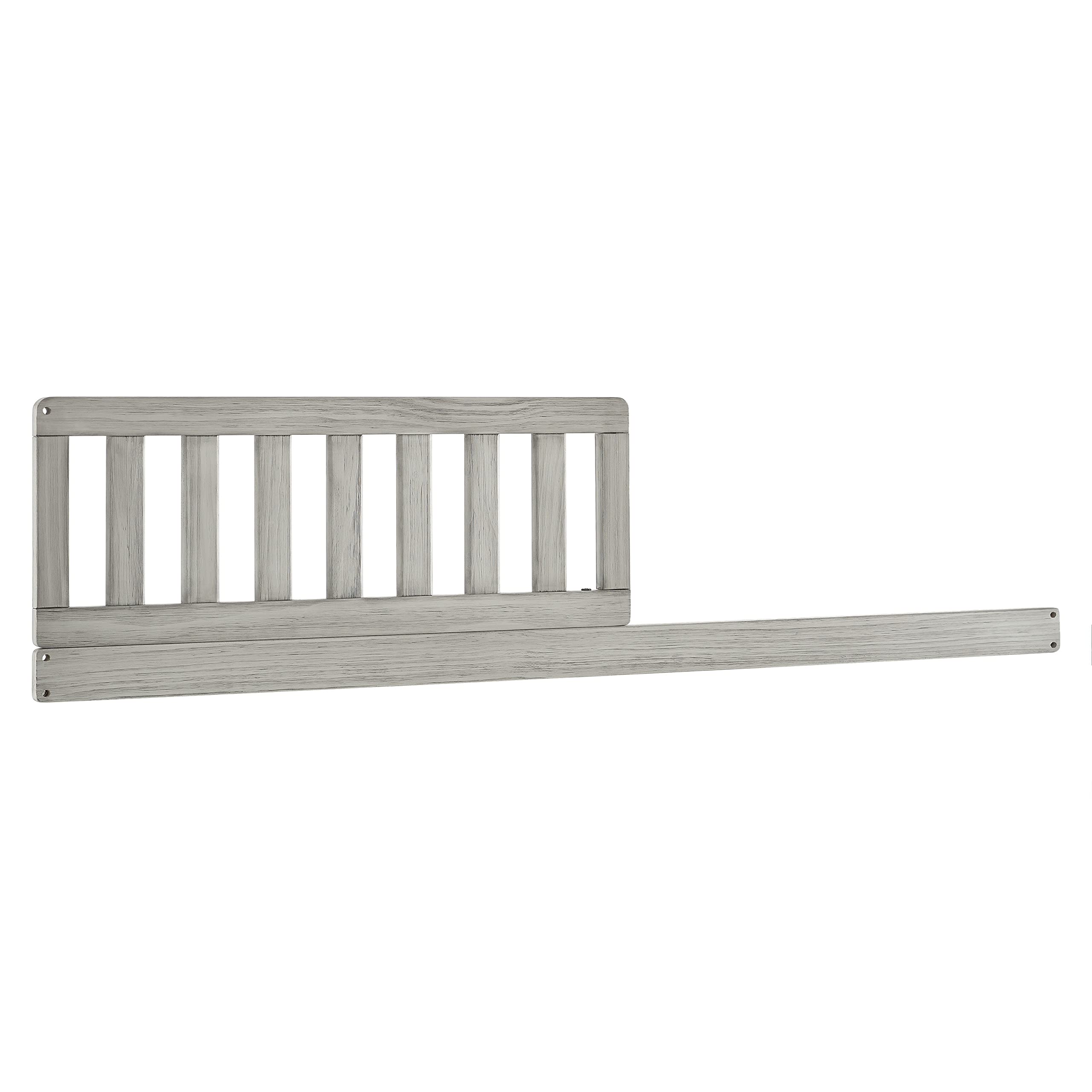 Simmons Kids Asher 6-in-1 Convertible Crib with Toddler Rail, Rustic Mist