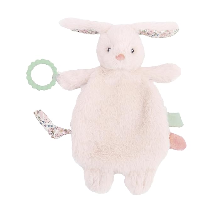 Goose and Friends Teether Ring – 8", Soft Silicone Teething Ring, Plush Toy for Infants, Baby