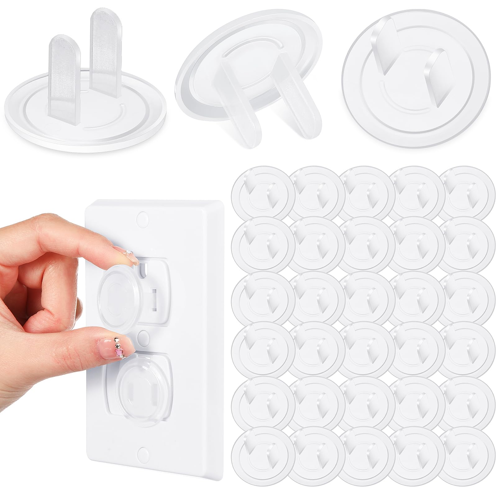 Pcs Outlet Covers Bulk Child Baby Proofing Plug for Electrical Outlets