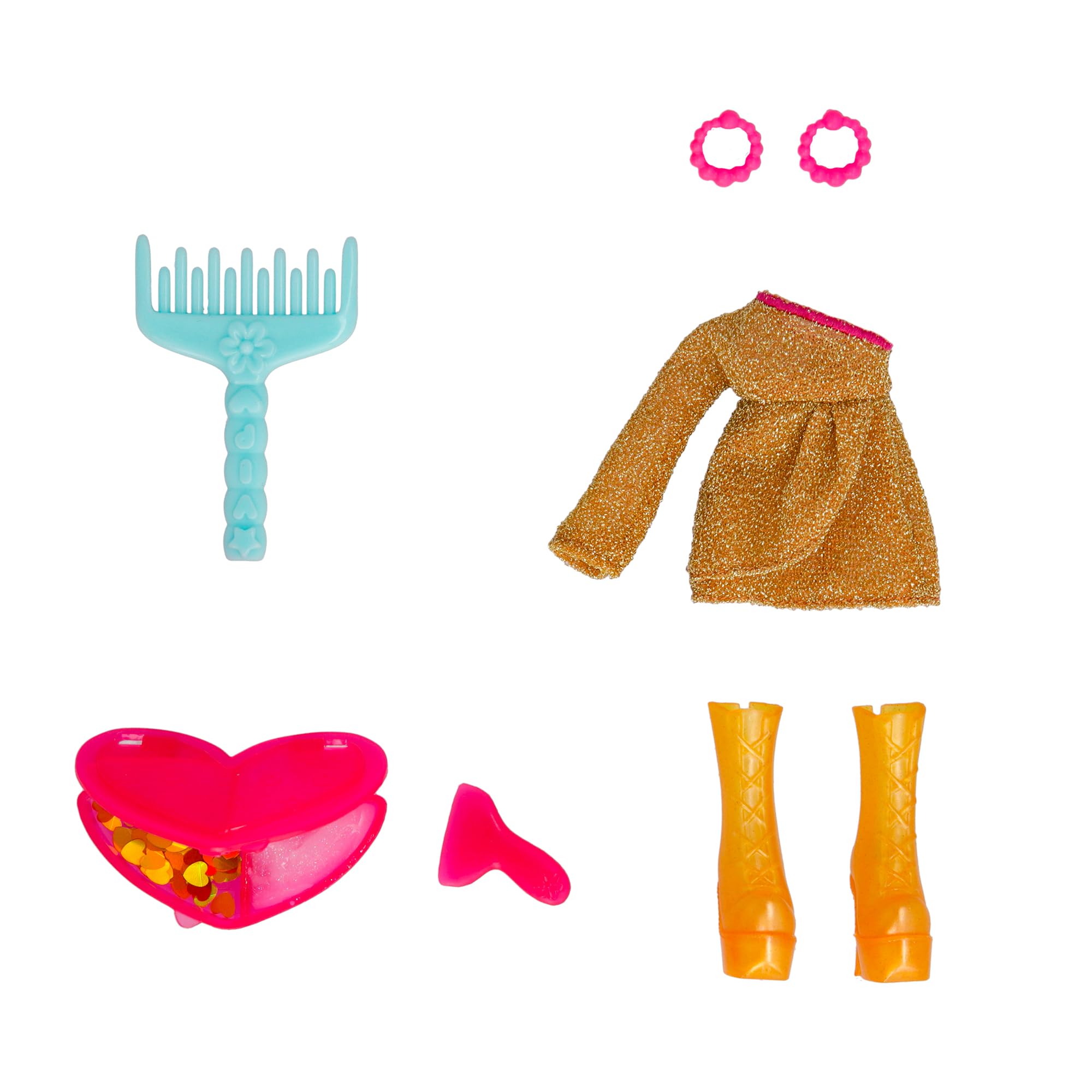 VIP Girls Hair Makeover Quinn Fashion Doll with 11" Colorful Long Styling Hair