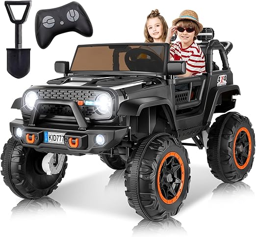 24V Ride on Car for Kids,2 Seater Electric Truck with Remote Control