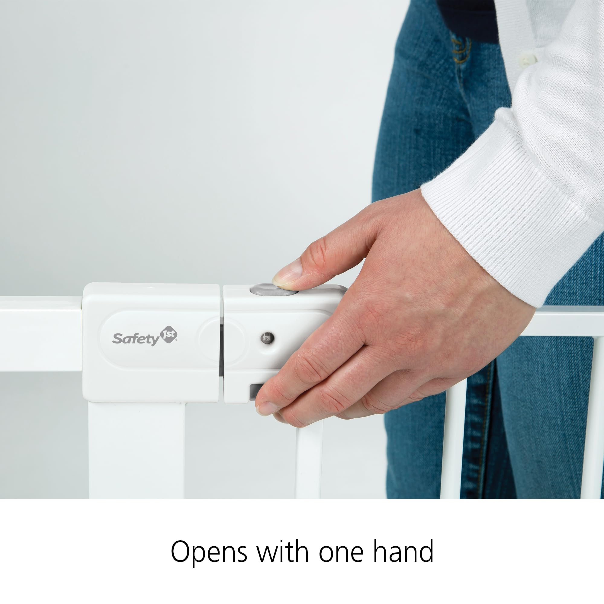 Pressure Mounted Baby Gate Auto-Close 29-38 Inches