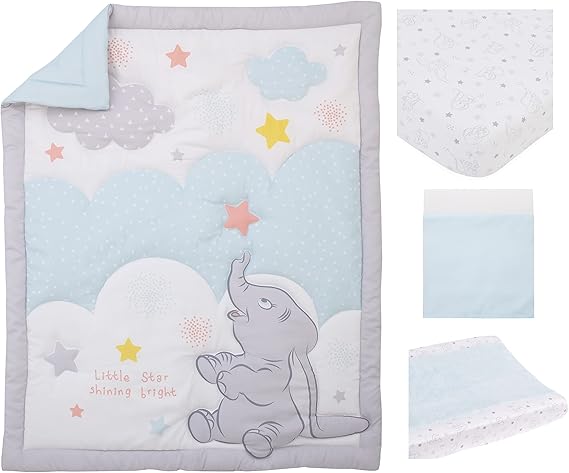 Dumbo Shine Bright Lil Star Light Blue, Gray