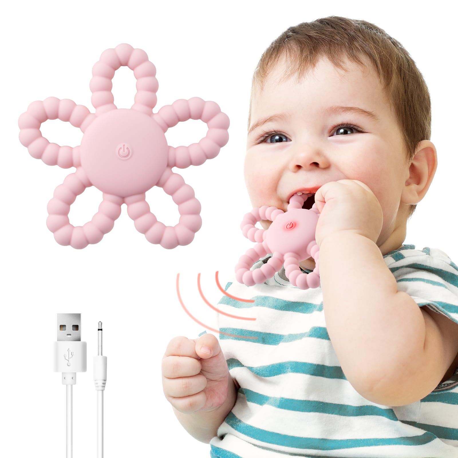 Sensory Vibrating Chew Toy – Baby Teether for Autism Sensory Needs