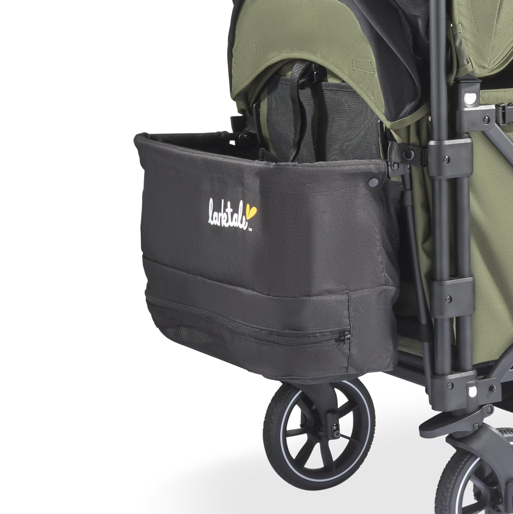 Caravan V3 Stroller, 2-Seater Kids Wagon, 207 lb Capacity, Byron Black