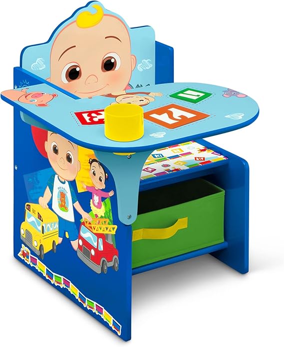 Chair Desk With Storage Bin, Sesame Street