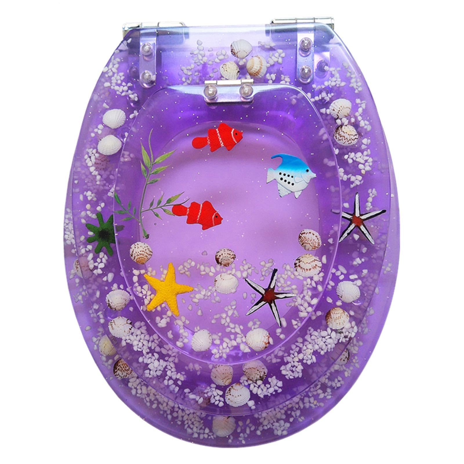 Toilet Seat with Quick-Release Soft Close, 2 In 1 Potty Training