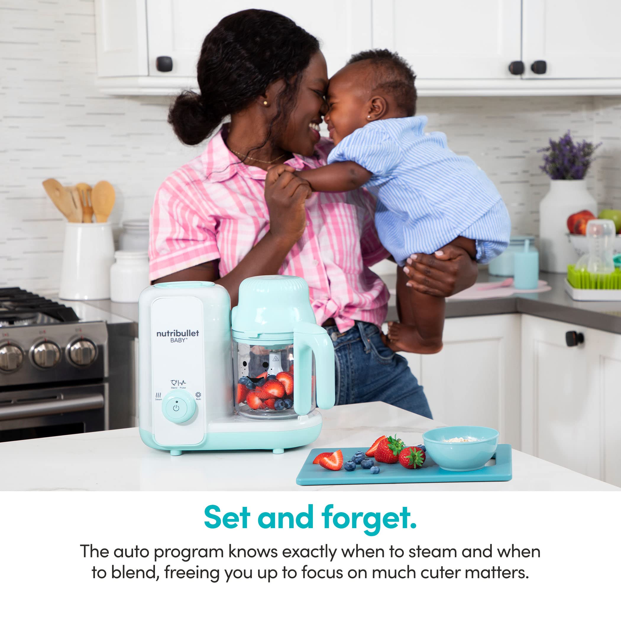 nutribullet Baby Steam + Blend, White/Blue