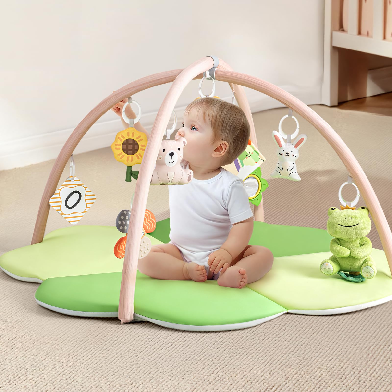 Baby Play Mat, Tummy Time Mat for Sensory Development